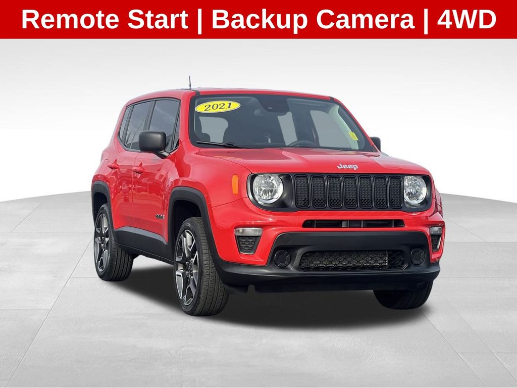 used 2021 Jeep Renegade car, priced at $17,500