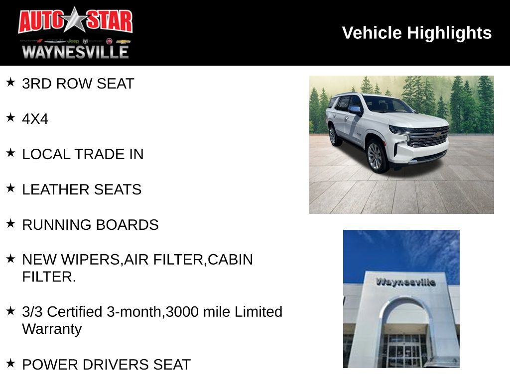 used 2022 Chevrolet Tahoe car, priced at $47,200