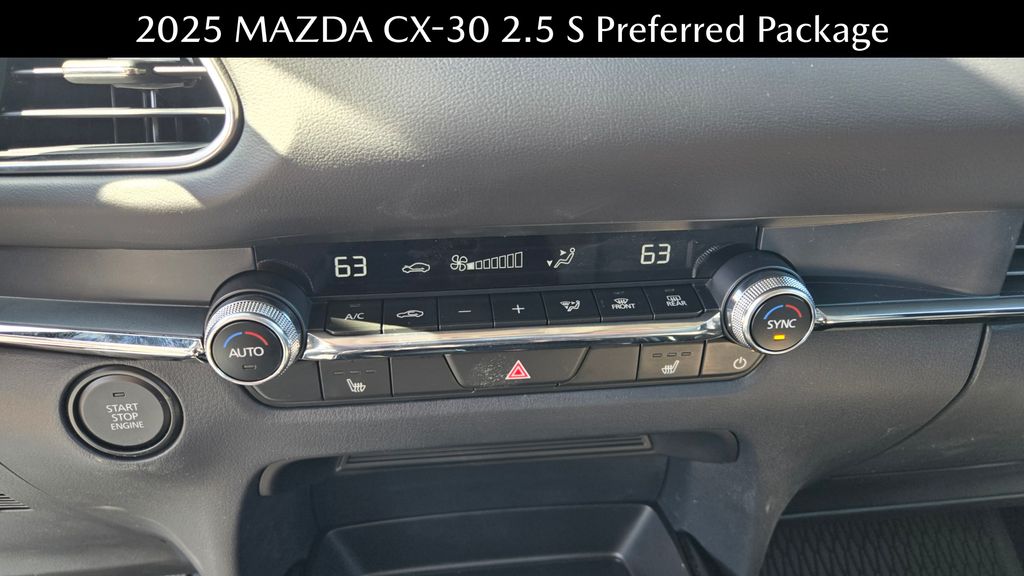 new 2025 Mazda CX-30 car, priced at $29,848