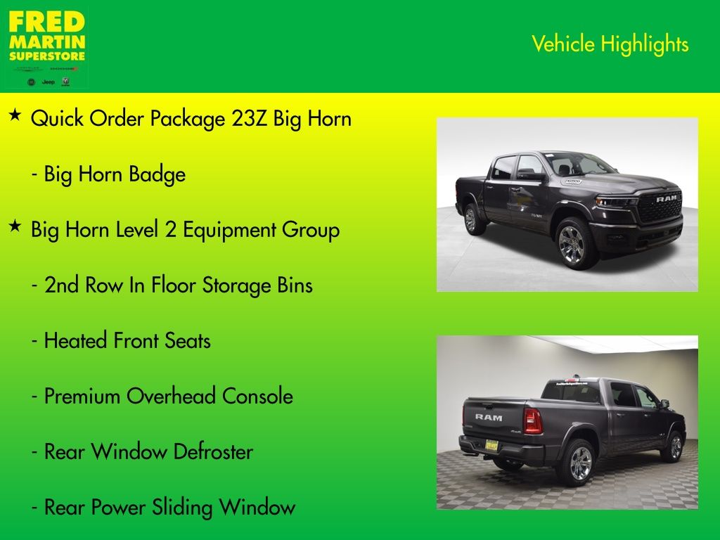 new 2025 Ram 1500 car, priced at $50,131
