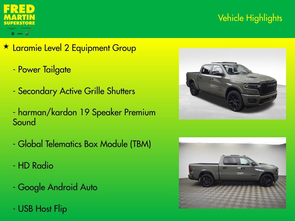 new 2026 Ram 1500 car, priced at $68,983