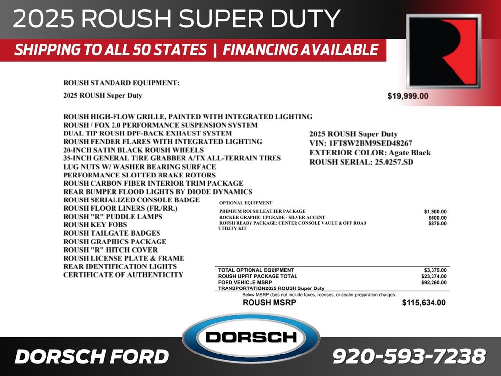 new 2025 Ford F-250SD car, priced at $115,634
