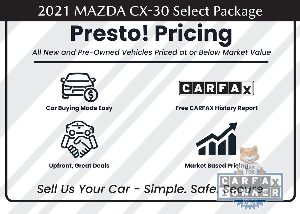 used 2021 Mazda CX-30 car, priced at $15,990