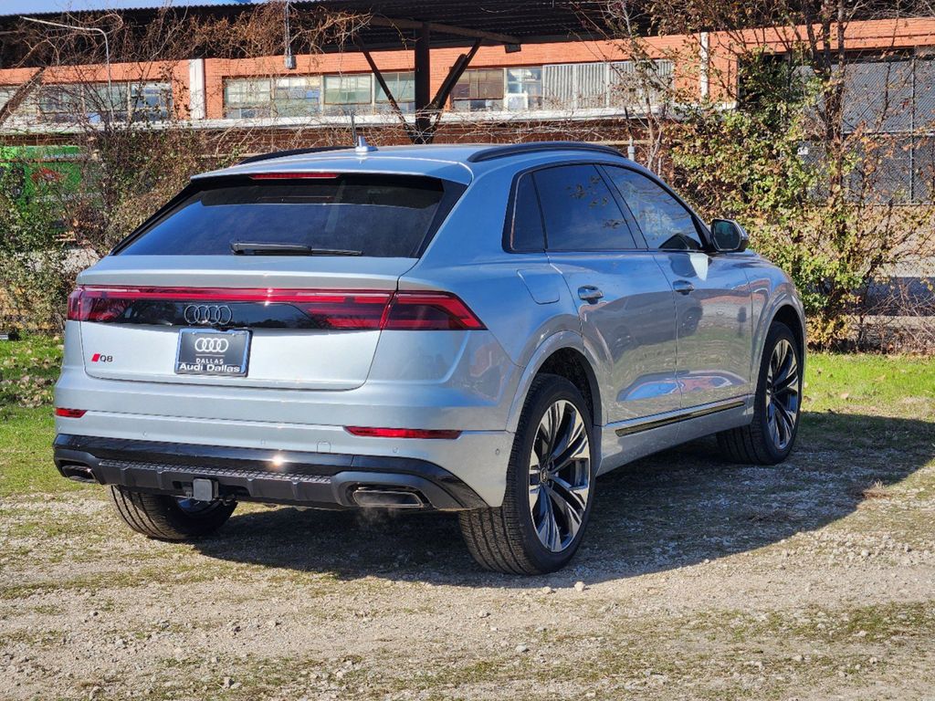 new 2025 Audi Q8 car, priced at $86,615