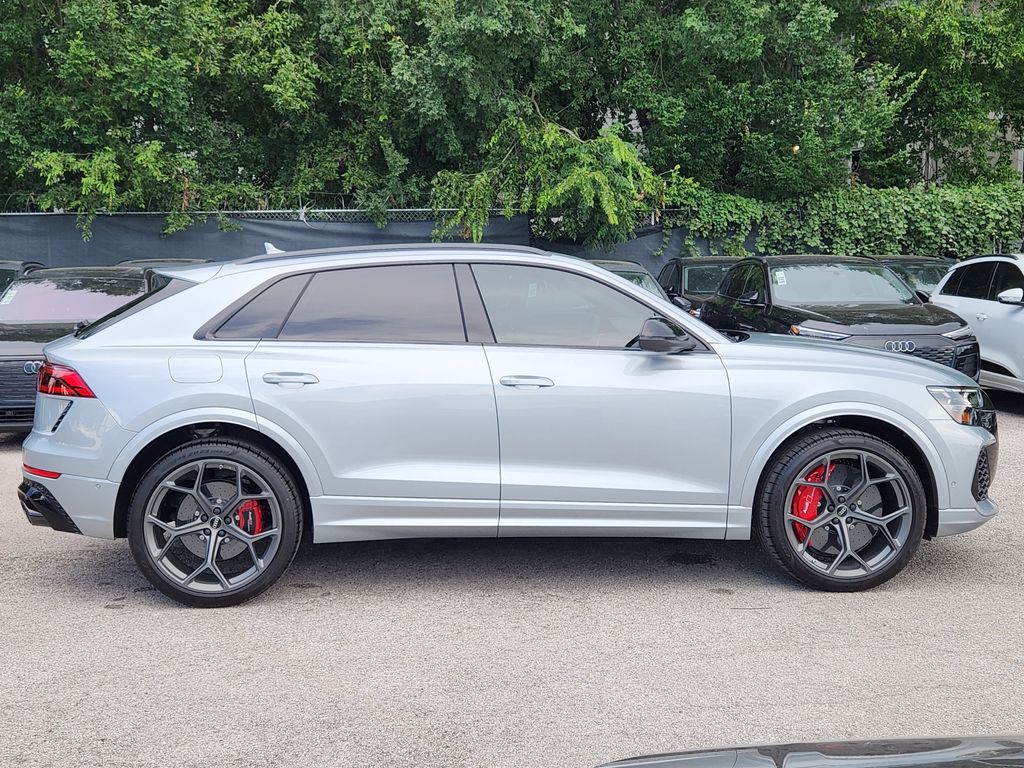 new 2025 Audi RS Q8 performance car, priced at $147,485