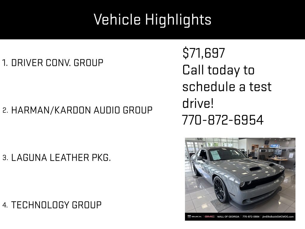 used 2023 Dodge Challenger car, priced at $71,697