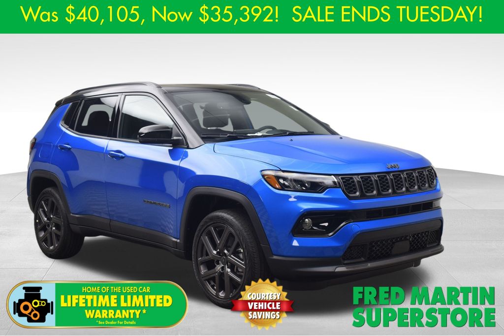 new 2025 Jeep Compass car, priced at $35,392