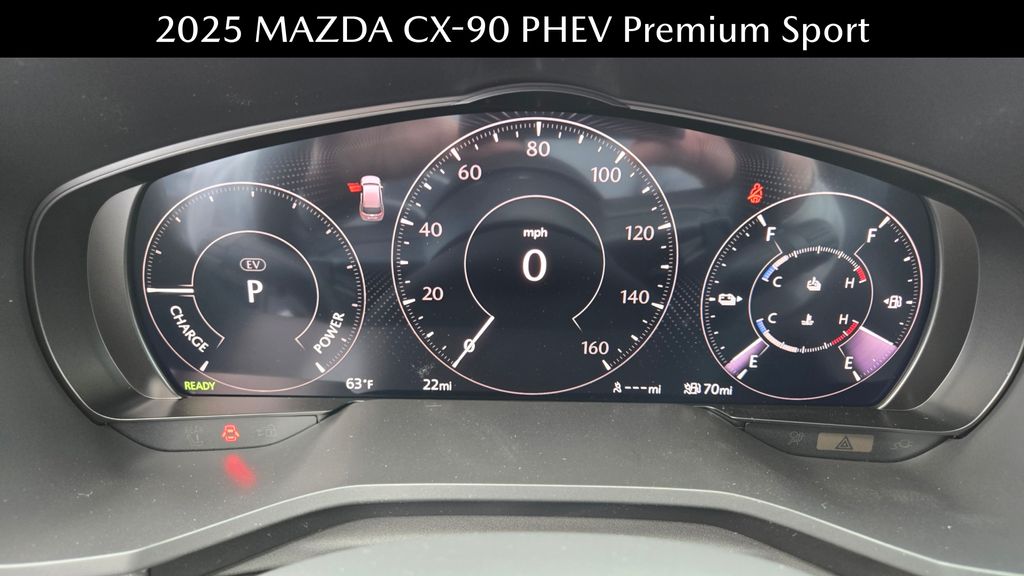 new 2025 Mazda CX-90 PHEV car, priced at $54,982