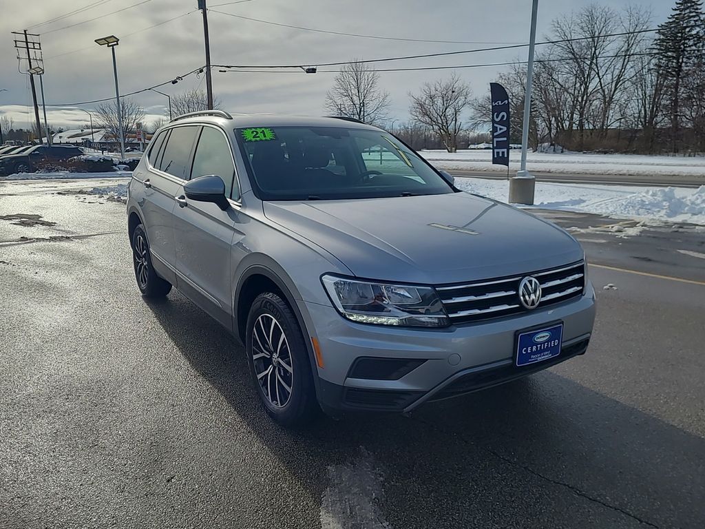 used 2021 Volkswagen Tiguan car, priced at $18,713