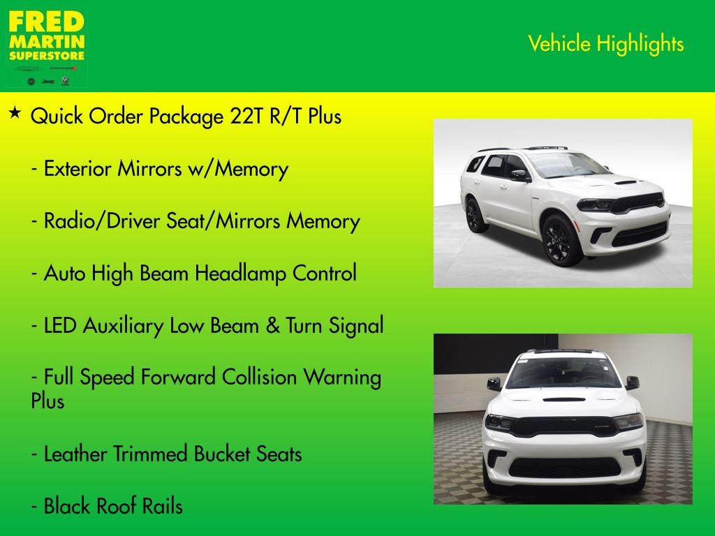new 2025 Dodge Durango car, priced at $50,384
