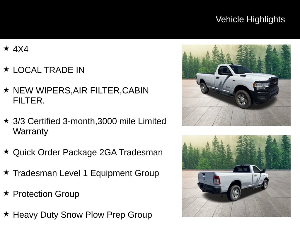 used 2021 Ram 2500 car, priced at $23,900
