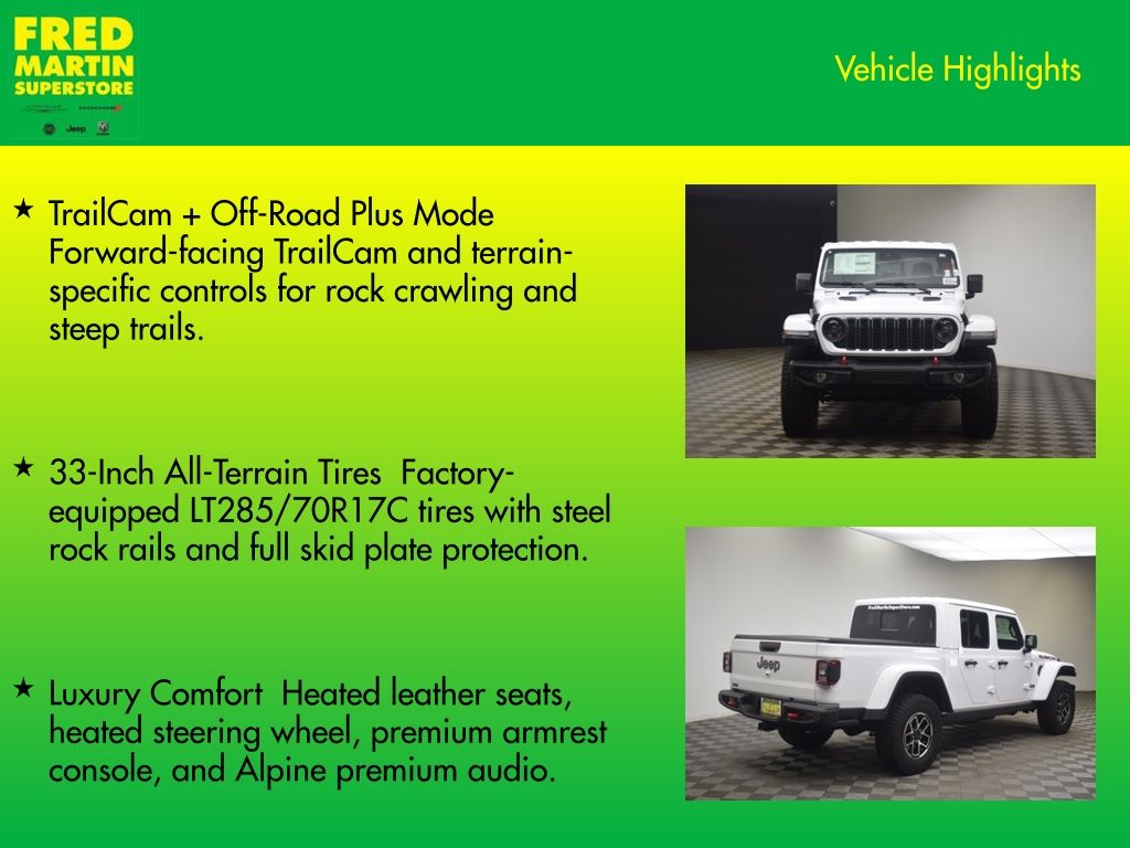new 2025 Jeep Gladiator car, priced at $55,312
