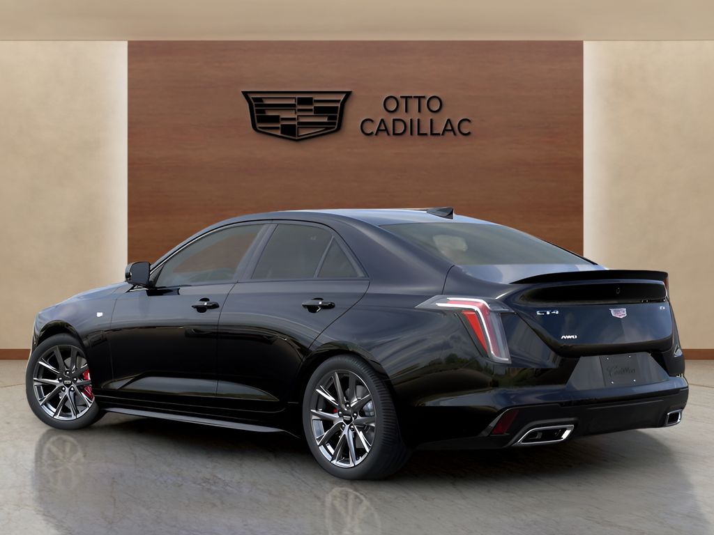 new 2025 Cadillac CT4 car, priced at $48,035