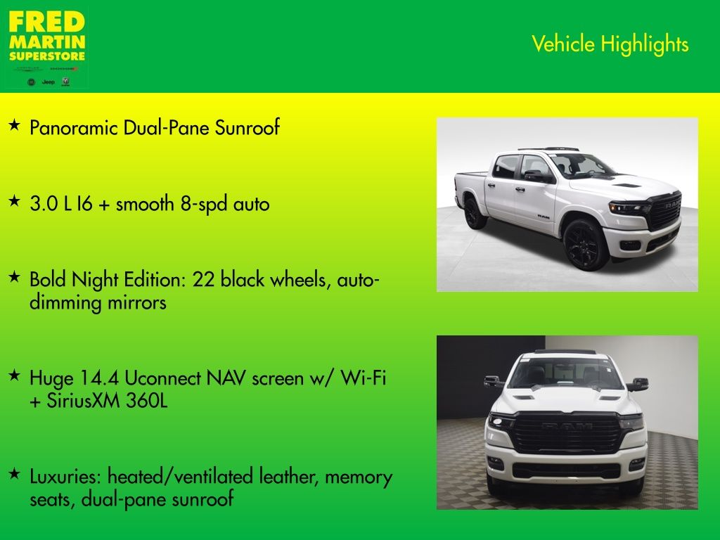 new 2026 Ram 1500 car, priced at $64,576