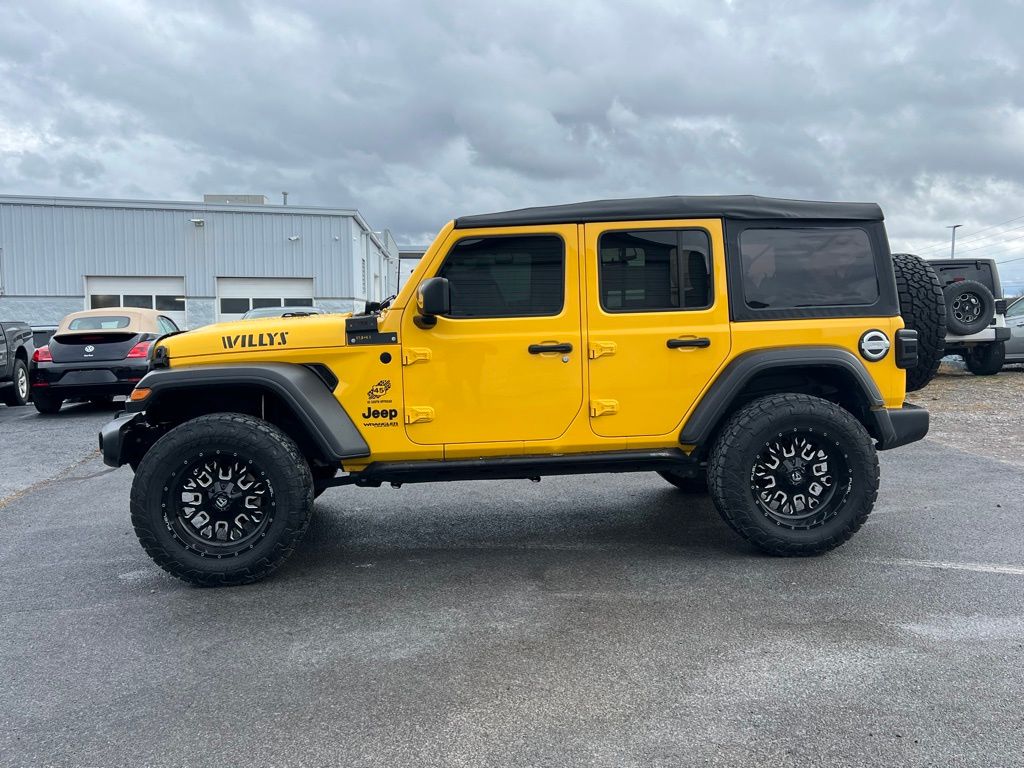 used 2020 Jeep Wrangler car, priced at $32,000