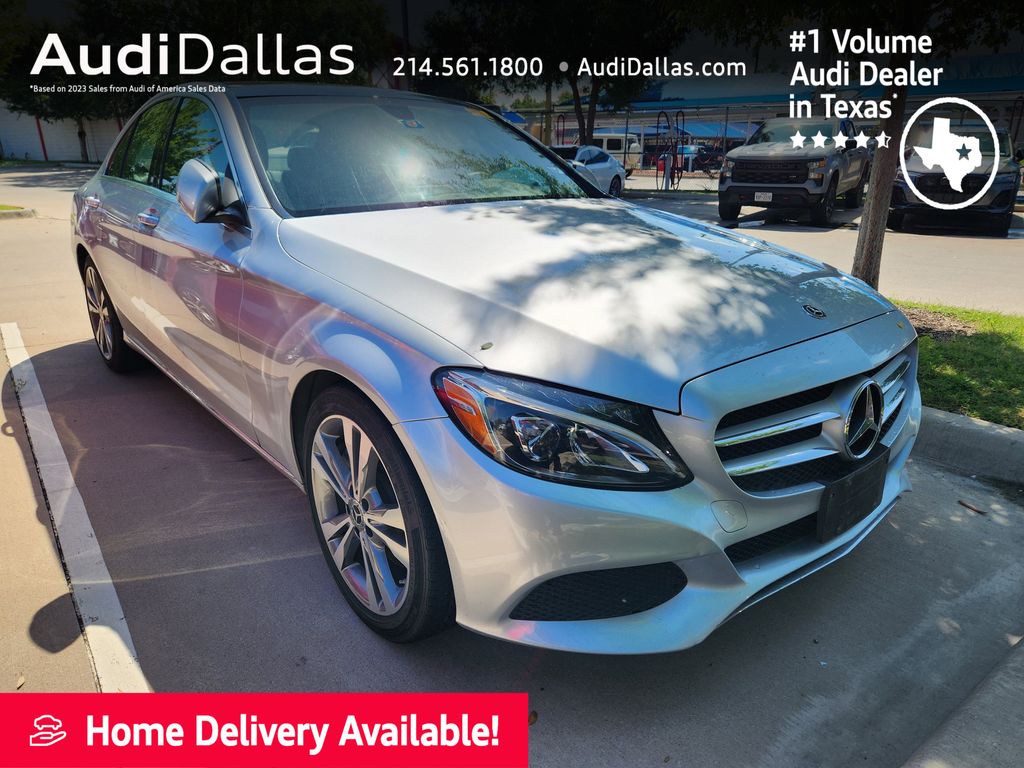 used 2018 Mercedes-Benz C-Class car, priced at $22,971