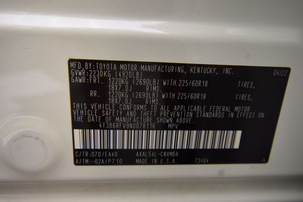 used 2022 Toyota RAV4 Hybrid car, priced at $34,000