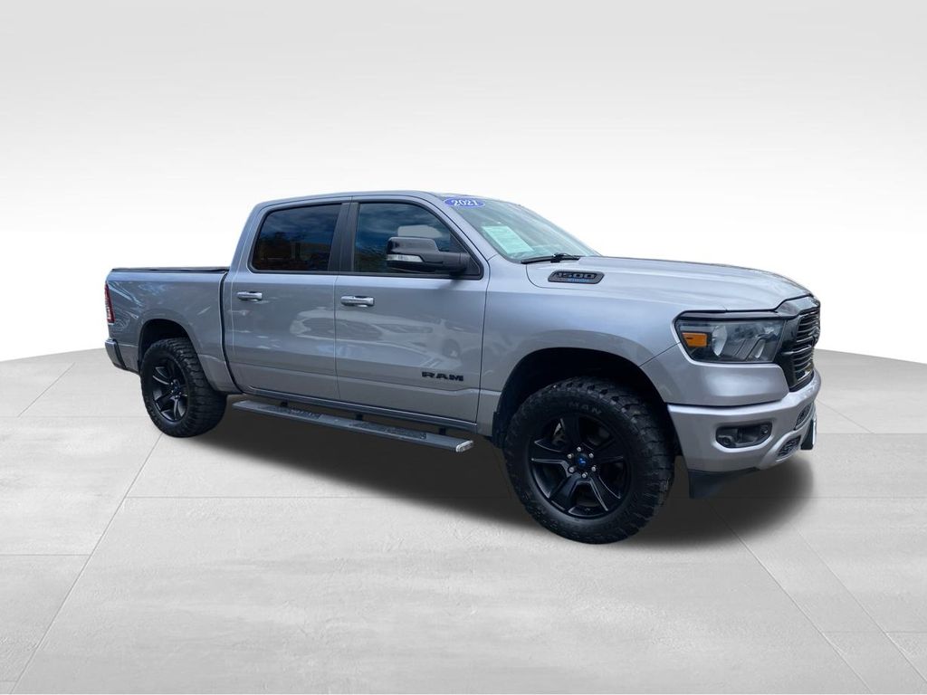 used 2021 Ram 1500 car, priced at $34,750