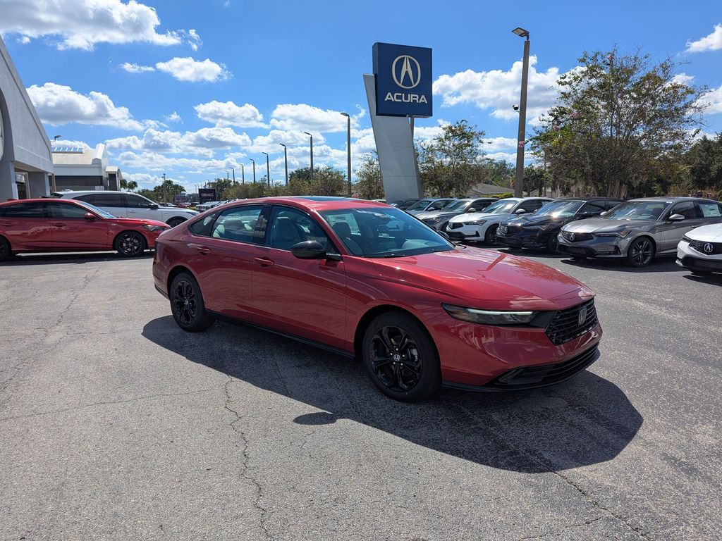 new 2025 Honda Accord car, priced at $30,878