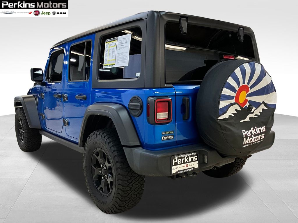 used 2021 Jeep Wrangler car, priced at $30,059