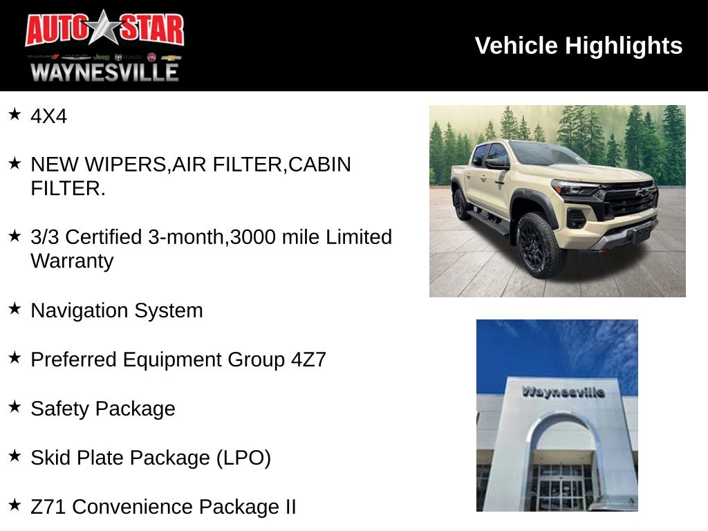 used 2024 Chevrolet Colorado car, priced at $41,900
