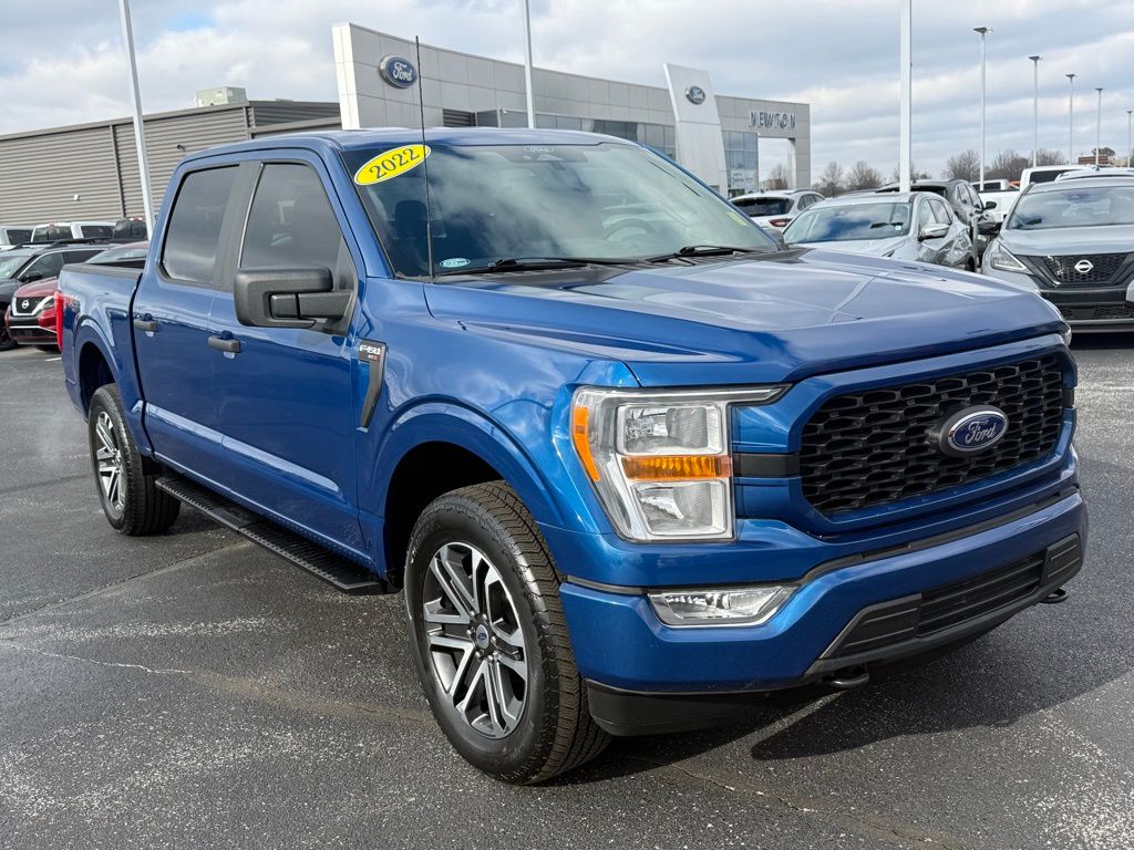 used 2022 Ford F-150 car, priced at $37,500