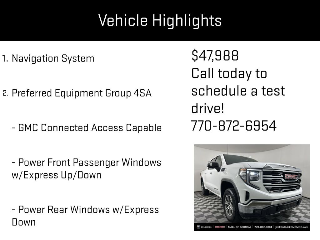 used 2024 GMC Sierra 1500 car, priced at $47,988