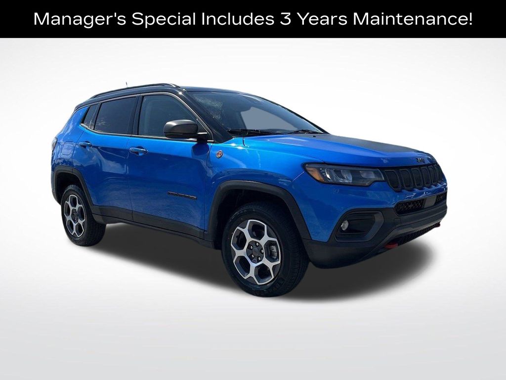 used 2022 Jeep Compass car, priced at $19,999