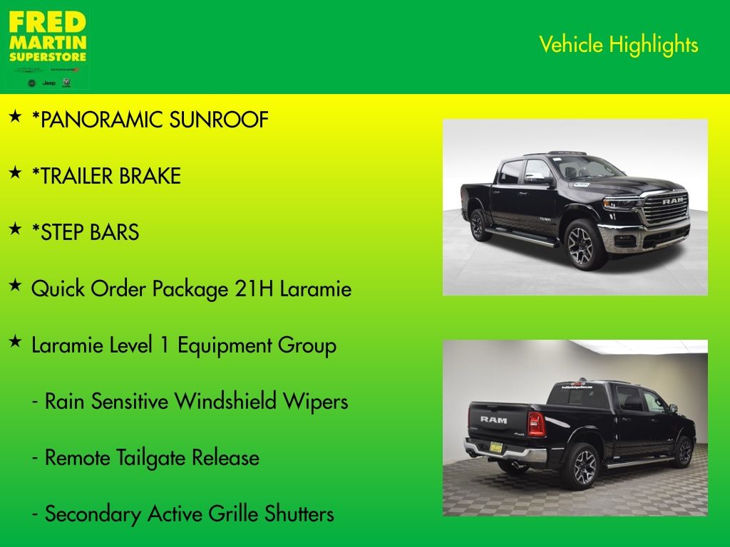 new 2026 Ram 1500 car, priced at $61,689