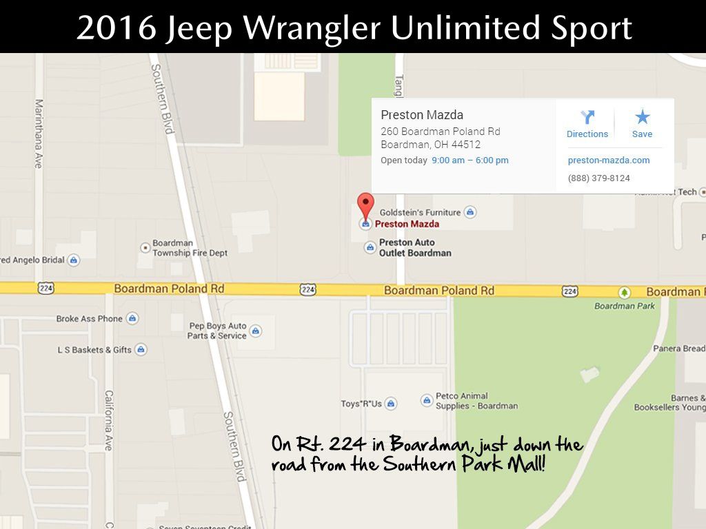 used 2016 Jeep Wrangler car, priced at $18,350
