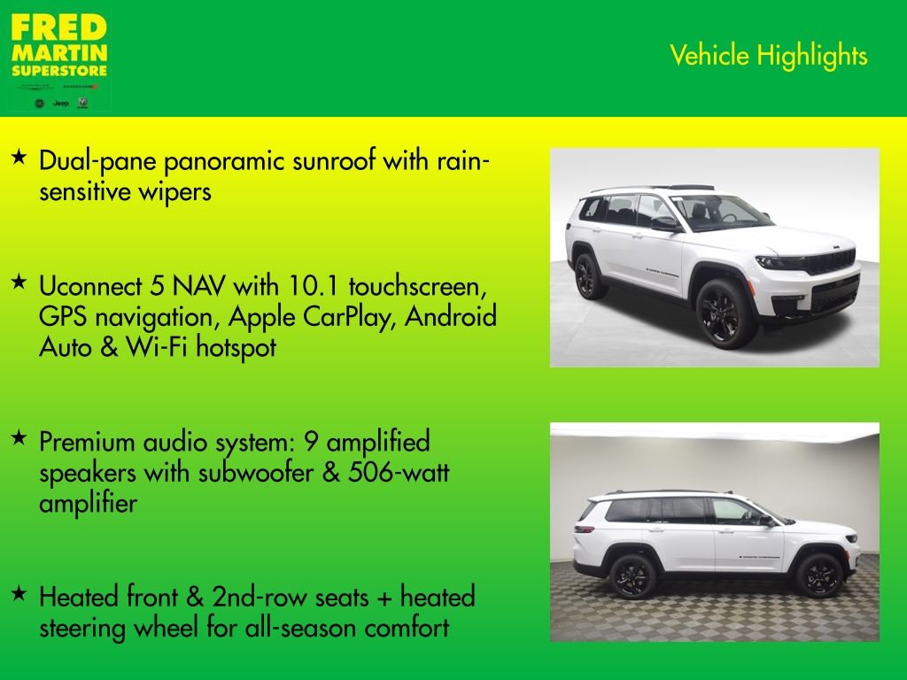 new 2025 Jeep Grand Cherokee L car, priced at $50,985