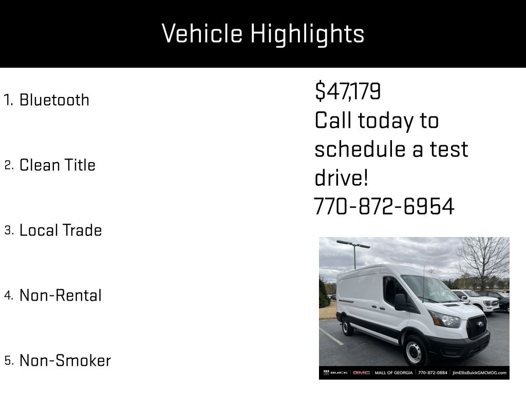 used 2024 Ford Transit-350 car, priced at $47,179