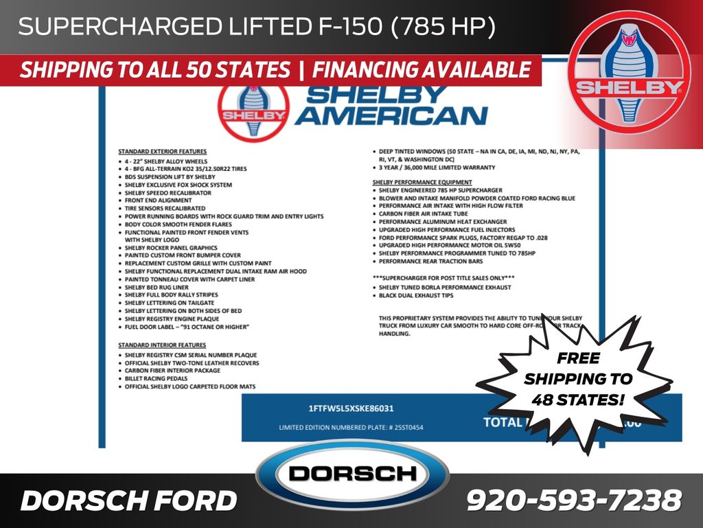 new 2025 Ford F-150 car, priced at $135,720