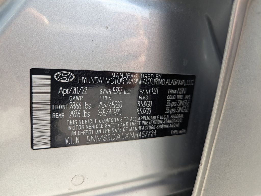 used 2022 Hyundai Santa Fe car, priced at $26,992