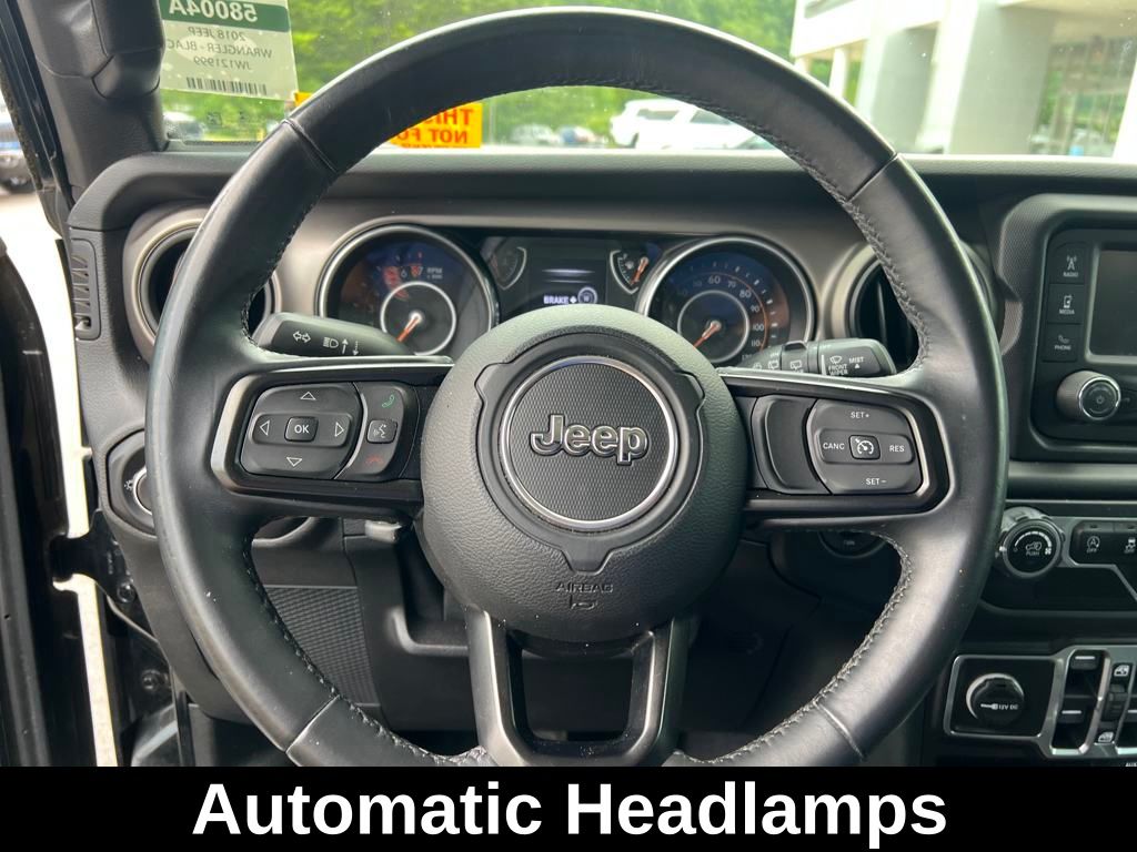 used 2018 Jeep Wrangler car, priced at $23,997