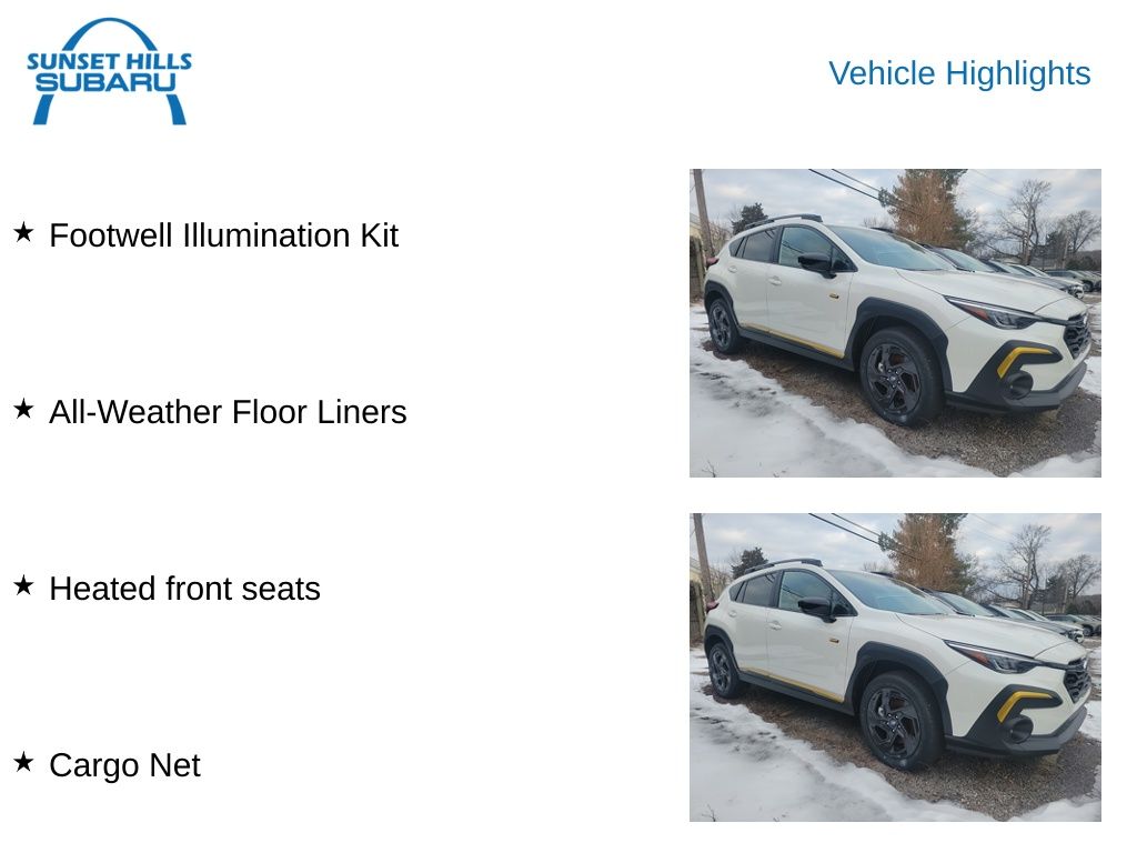 new 2025 Subaru Crosstrek car, priced at $29,602