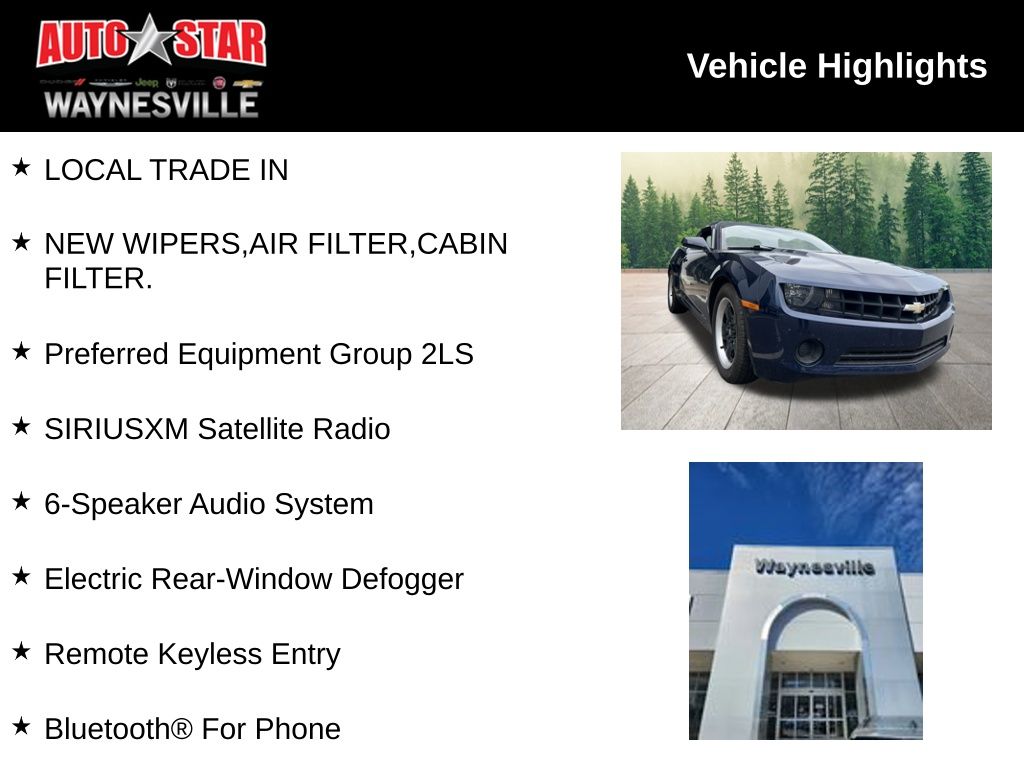 used 2012 Chevrolet Camaro car, priced at $13,500