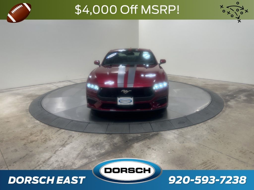 new 2025 Ford Mustang car, priced at $44,885
