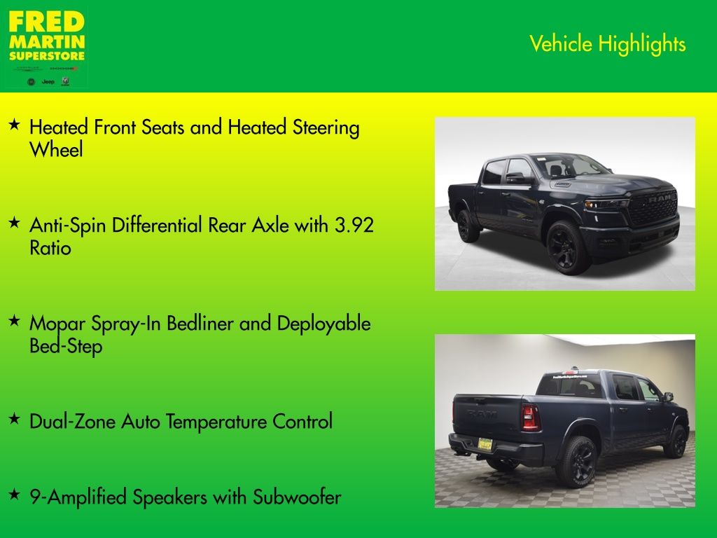 new 2026 Ram 1500 car, priced at $56,466