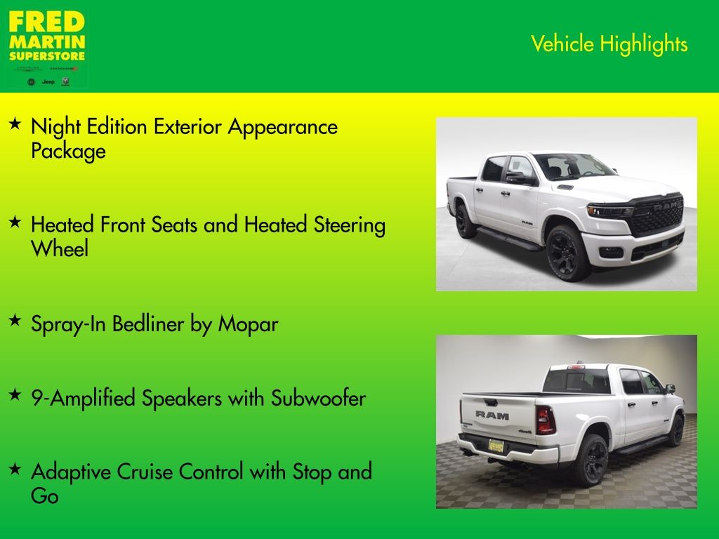 new 2026 Ram 1500 car, priced at $55,060