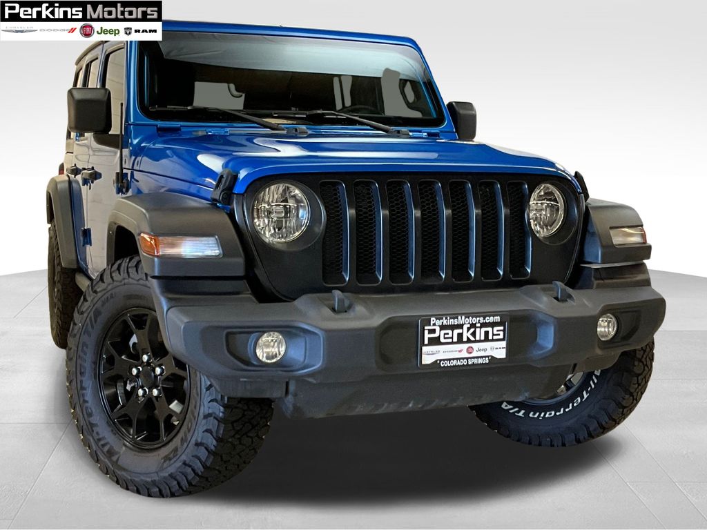 used 2021 Jeep Wrangler car, priced at $30,059