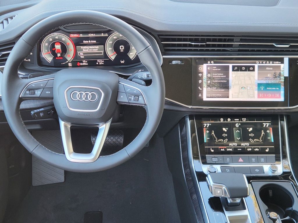 new 2025 Audi Q8 car, priced at $80,870