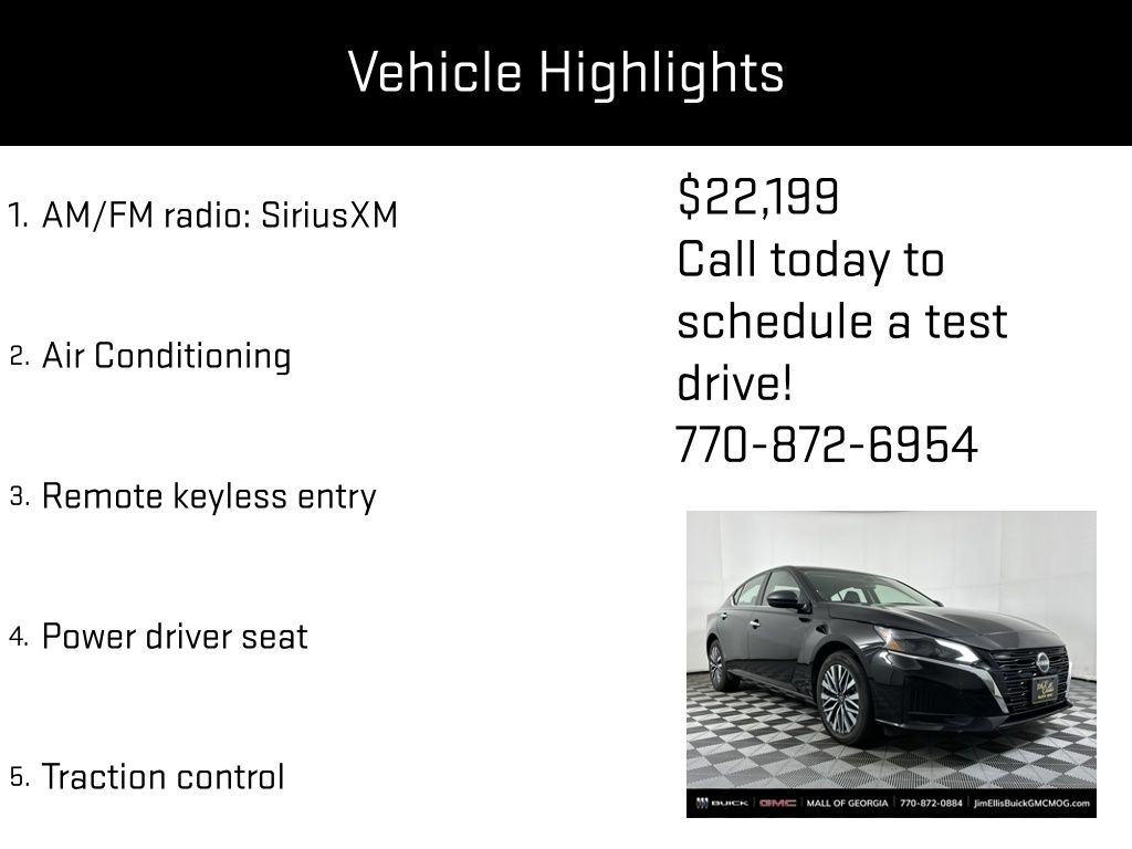used 2024 Nissan Altima car, priced at $22,199