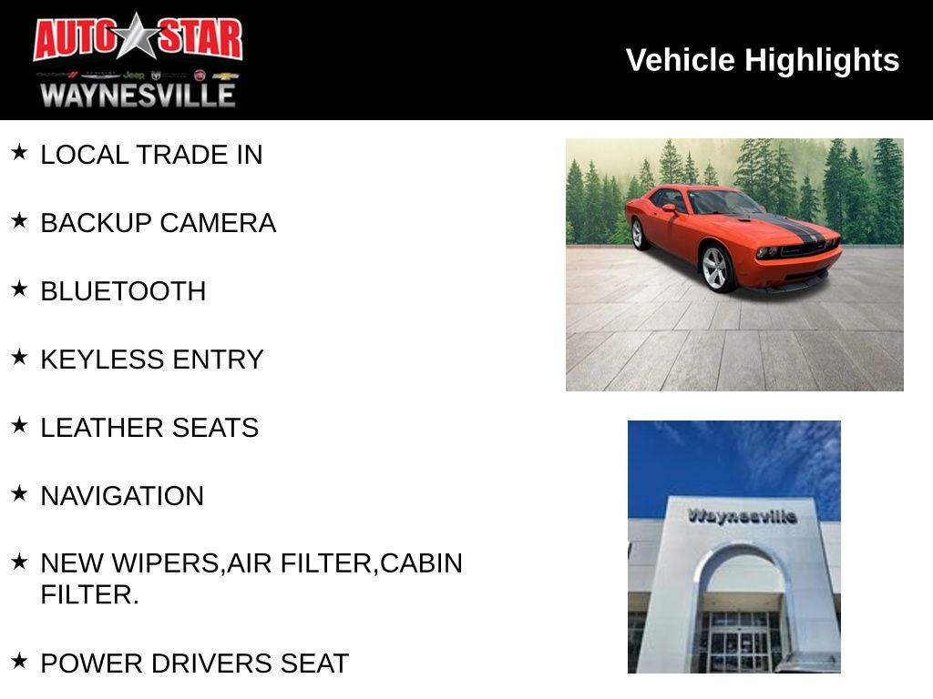 used 2009 Dodge Challenger car, priced at $24,000