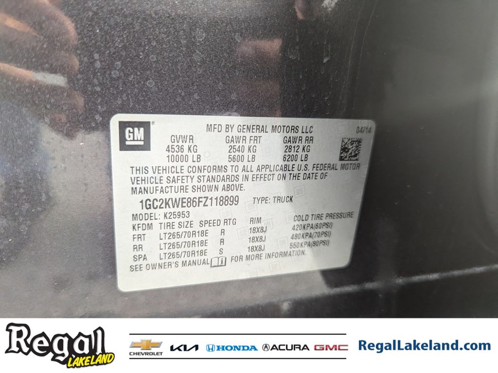 used 2015 Chevrolet Silverado 2500HD car, priced at $30,994