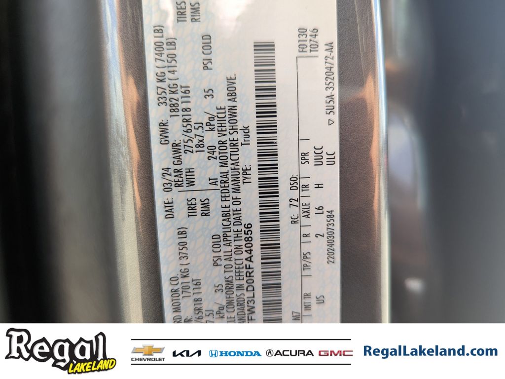 used 2024 Ford F-150 car, priced at $42,991