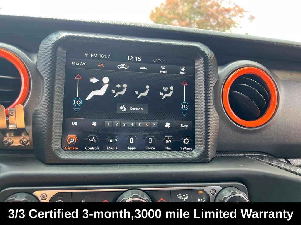used 2021 Jeep Gladiator car, priced at $30,990