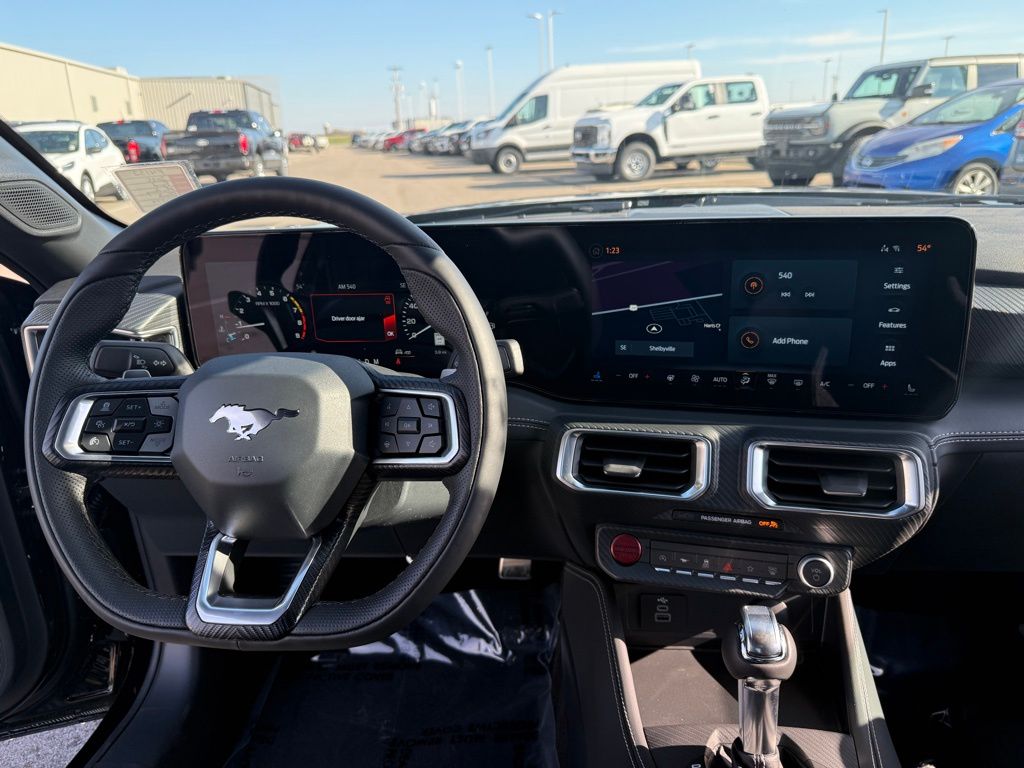 new 2025 Ford Mustang car, priced at $54,321