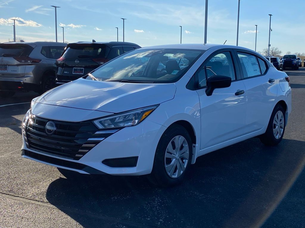 new 2025 Nissan Versa car, priced at $20,319