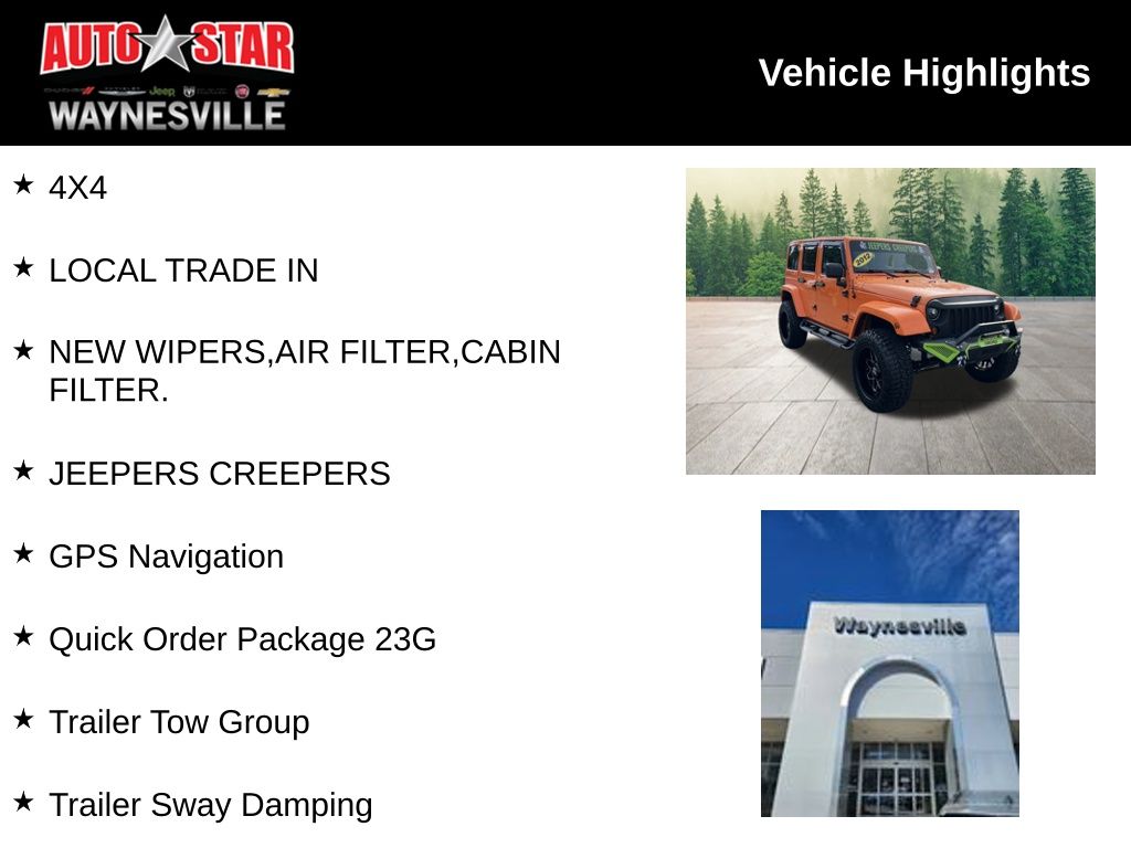 used 2012 Jeep Wrangler car, priced at $19,200